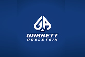 design brand goat poker player logo