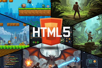 develop web games using html java script