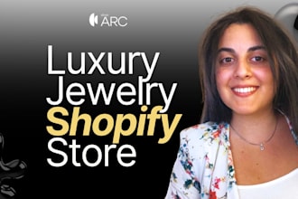 design a premium luxury jewelry shopify store that converts
