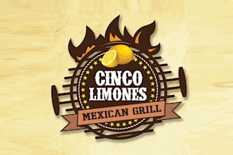 design excellent super mexican grill logo