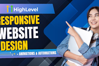 build a custom gohighlevel website with animations and automations