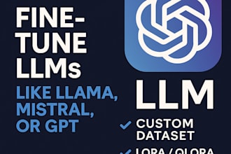 fine tune gpt, llama, or mistral on your custom dataset for better ai results