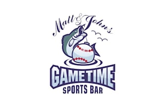 design spotless minimal sports bar logo