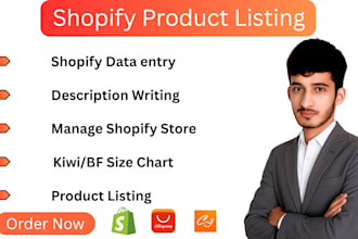 do shopify product listing with SEO descriptions