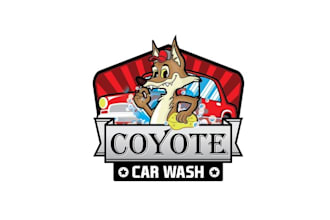 create captivating a playful car wash logo
