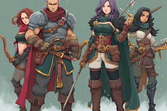 draw your custom dnd character