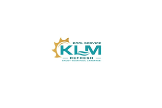 design modern luxury pool service company logo