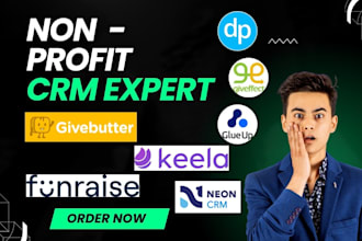 setup givebutter donorperfect virtuous keela giveffect imis funraise neon CRM