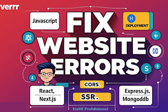 resolve error in react next node or express