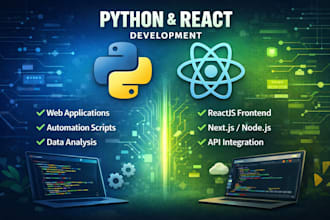 develop modern web apps with python and react