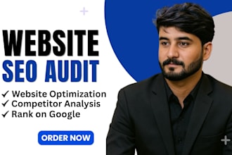 provide a detailed SEO website audit report with competitor analysis