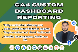 create ga4 custom dashboard reports for marketing insights