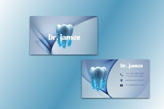design an outstanding business card,medical doctor card