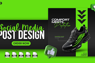 do social media post, facebook ad creative, ad image, instagram post, ads design