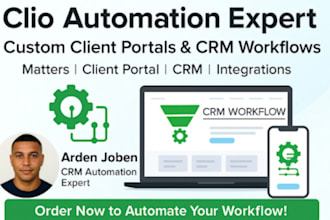 clio automation clio matter,clio manage desk, clio client CRM, client portal