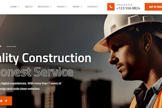 create construction, roofing, plumbing, hvac, remodeling, business website