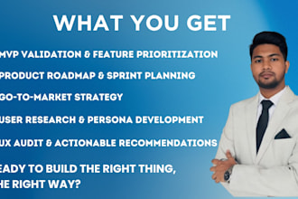 be your product manager for mvp, go to market strategy, and UX audit