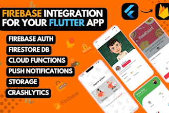 integrate firebase features into your flutter app