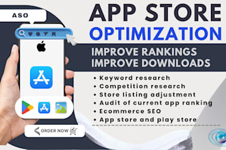 do app store optimization aso, for play store and app store