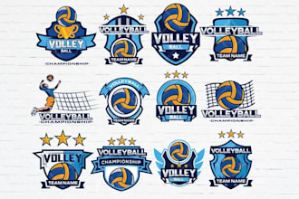 do eye catchy sports, football,basketball, volleyball, tennis, golf logo for you
