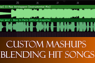create a professional custom mashup of your songs