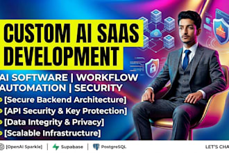 do custom ai saas web application and ai software development and deployment