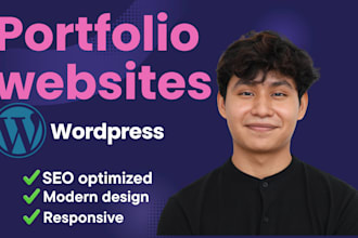 design a portfolio website on wordpress