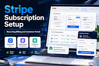 set up stripe subscriptions