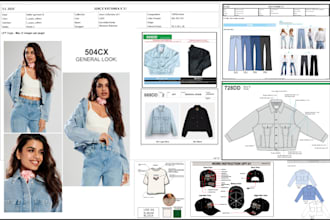 be your fashion designer and create production ready tech packs