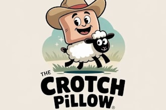 design a fun and professional logo for your crotch pillow brand
