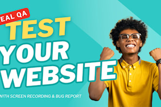 test your website or apps functionality, usability