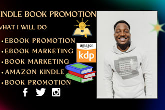 amazon kdp book ebook marketing amazon book marketing ebook promotion service