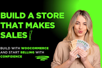 create or redesign a professional woocommerce store