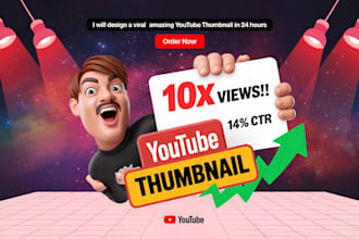 make great, perfect, unique thumbnail youtube