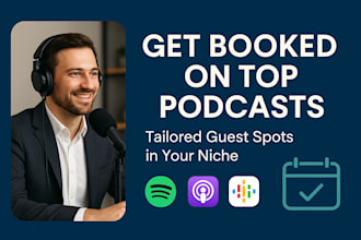get you booked as guest on podcasts of your niche