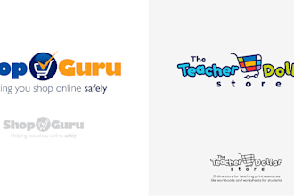 design modern shopify online store website business shop retail logo