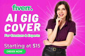 generate ai fiverr gig cover photo that truly represents you