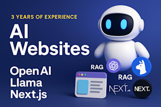 make ai websites with nextjs rag n8n llm openai deepseek llama