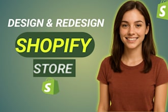 build profitable shopify store design  or shopify website