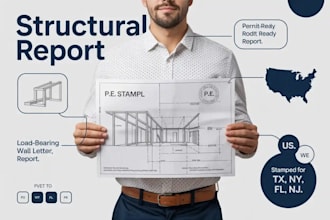structural engineering report letter permit ga fl nj tx ca ny