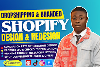 build wix woocommerce store print on demand re design dropshipping shopify store