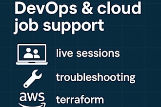 provide expert devops and cloud job support