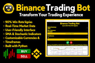 develop custom strategy binance trading bot binance API bot binance grid bot