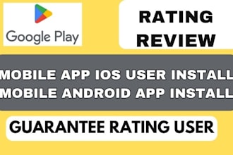 do mobile IOS ranking 5000 user rating android install