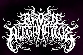design a brutal and professional metal band logo