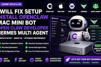 fix setup install openclaw mac mini bot open claw developer hermes multi agent
