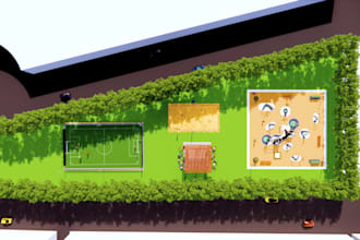 3d design your sport facilities and playground