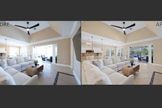 professionally edit real estate photos hdr or flambient