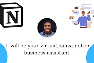be your virtual, canva, design, notion, business assistant