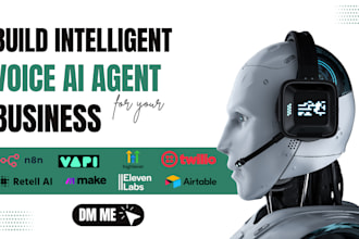 build ai voice bots elevenlabs, vapi, twilio, retell ai, make com, n8n loveable